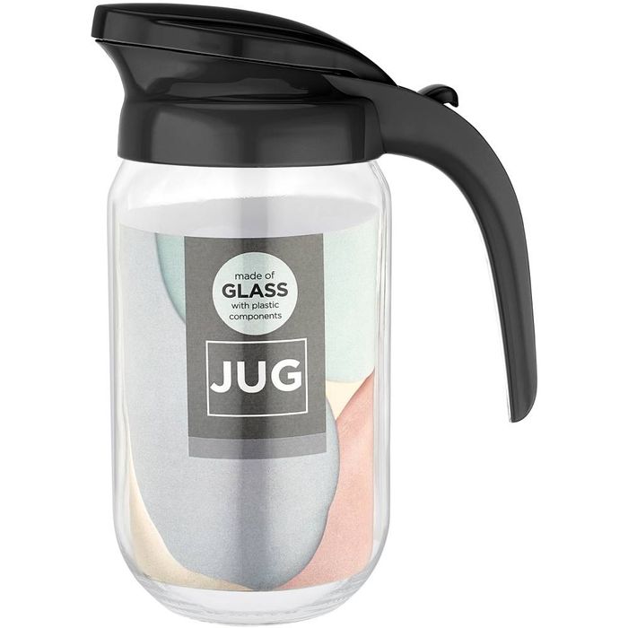 Глечик (графін) скляний 1 літр, новий