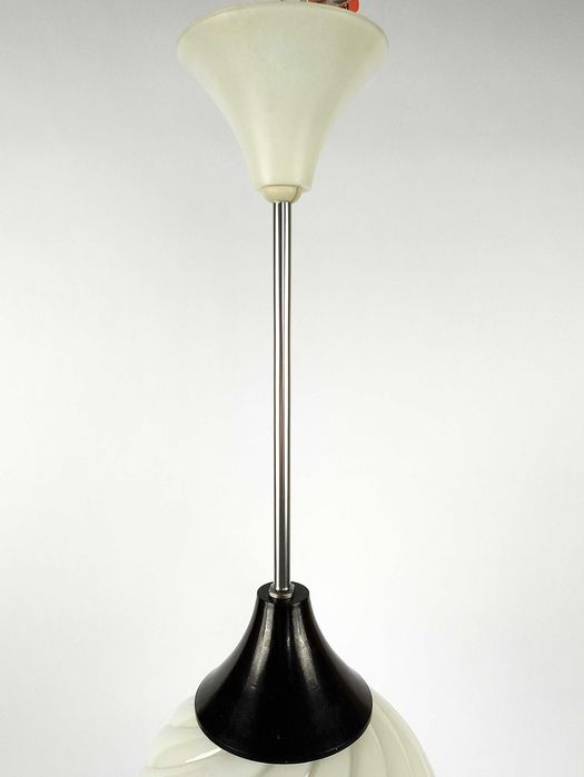 Lampa wisząca „Slimak”  Nowa Huta  PRL retro art deco vintage