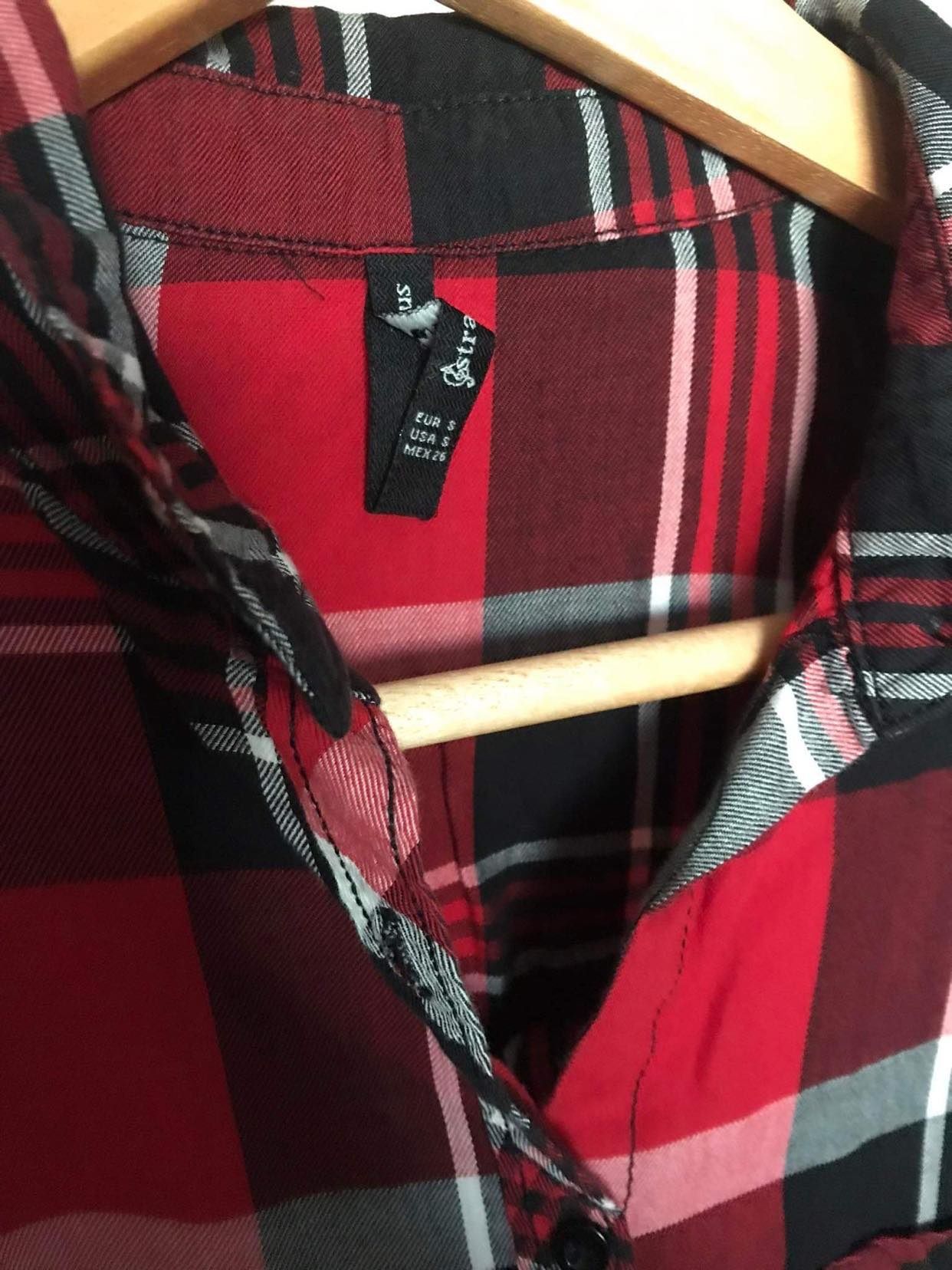 Camisa quadrados Stradivarius