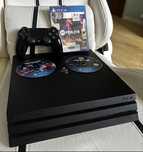 PlayStation 4 Pro 1TB CUH-7216B Konsola Pad + Gry PS4 CICHA