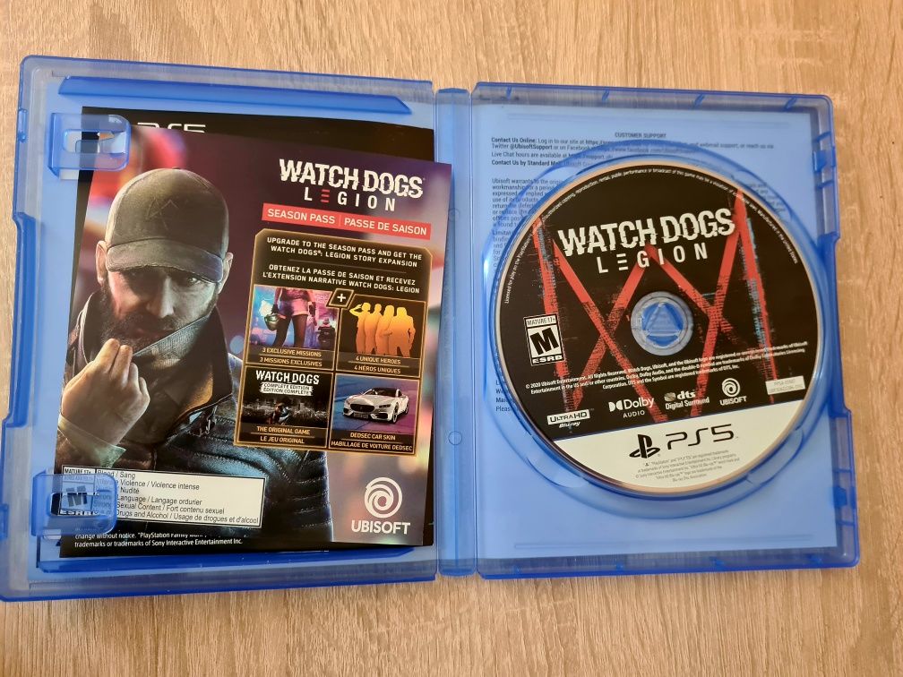 Диск PS 5 Watch dogs legion