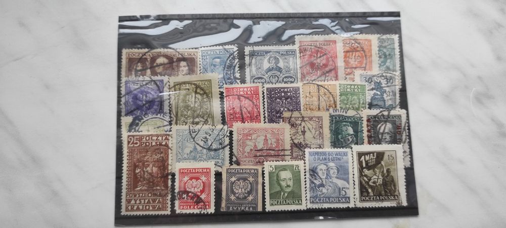 Zestaw znaczków pocztowych