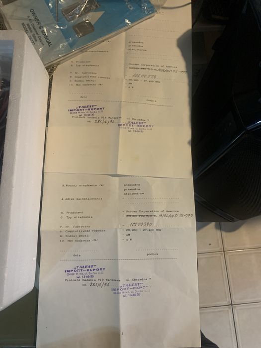 CB Radio Midland 75-777 reczniaki komplet 2 szt Rarytas