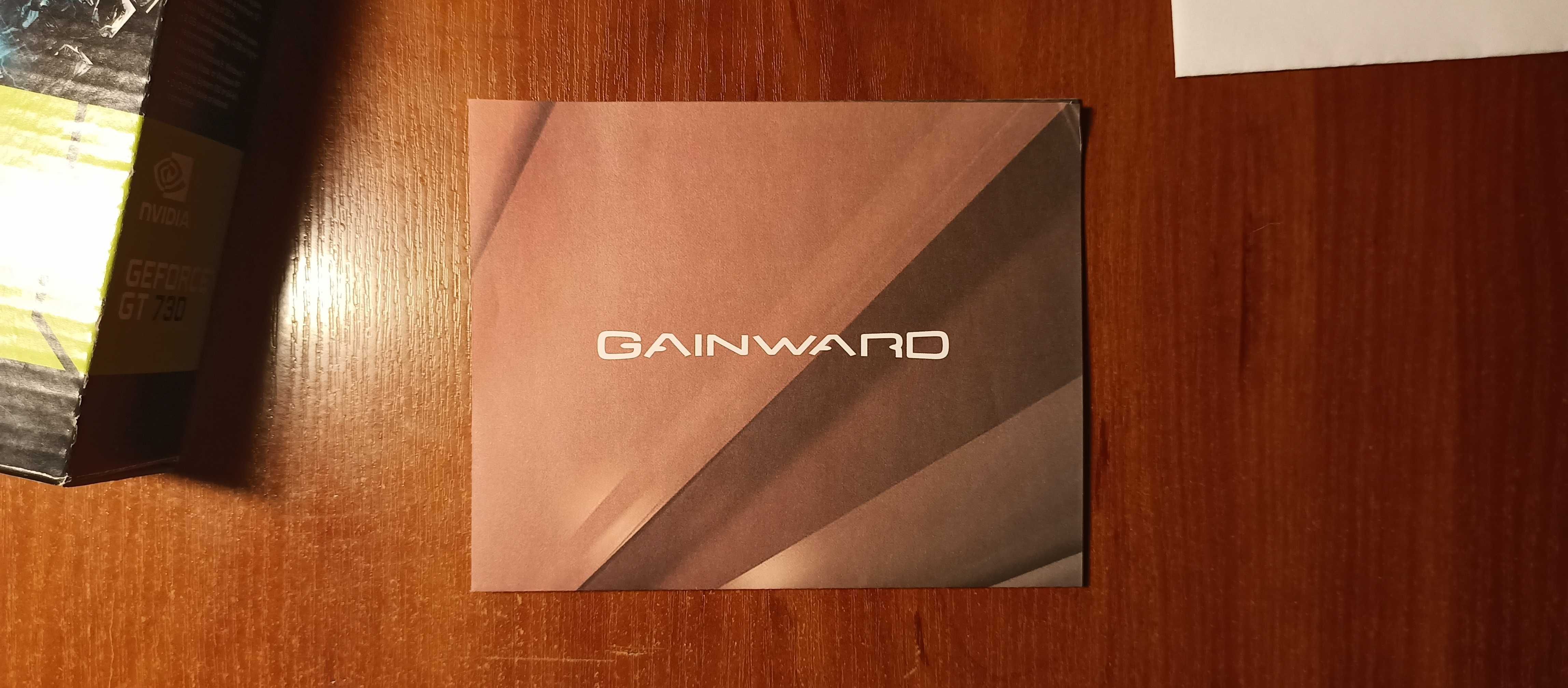 Видеокарта Gainward GeForce GT-730 (2048mb/64bit)+коробка,  документы.