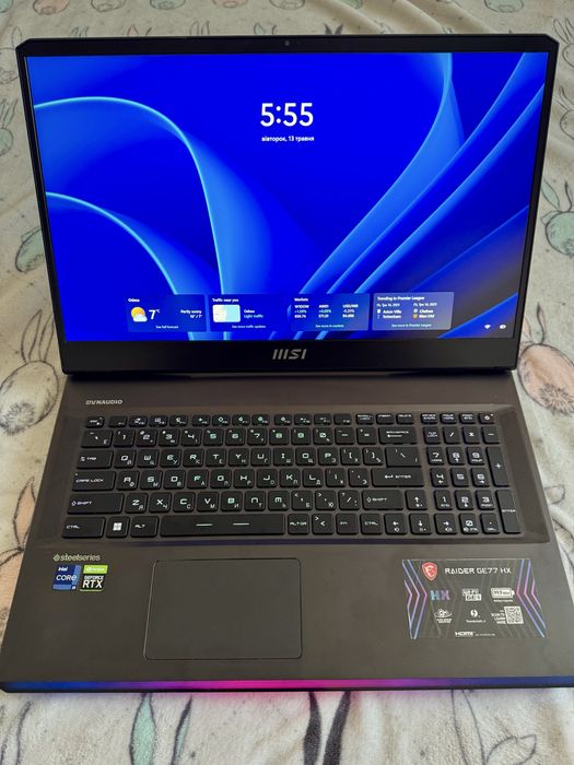 MSI Raider GE77 i9-12900HX, 32 gb, Nvidia RTX 3070Ti