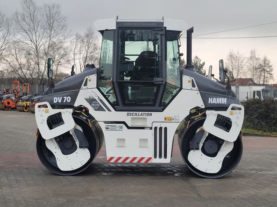 Hamm DV 70 VO  Walec Stalowy, Wibracja Oscylacja, Kabina Przesuwna, Obcinak Asfaltu