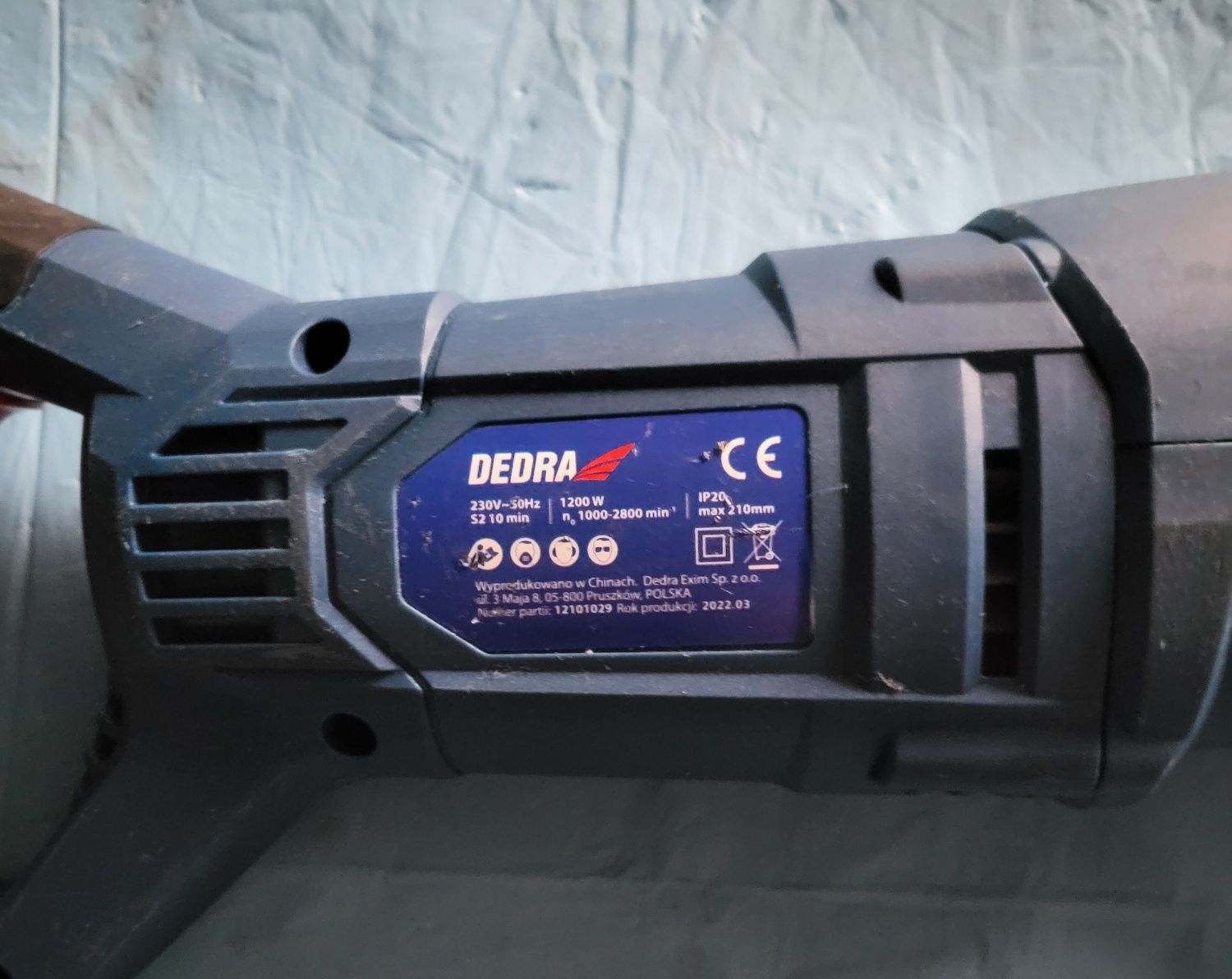 Piła Szablasta DEDRA-DED7969. 1200W.