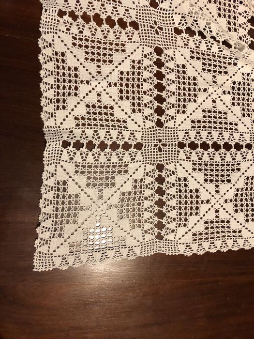 Toalha em croché branca
