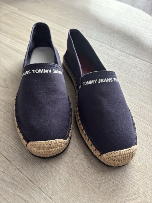 Espadryle Tommy Jeans granatowe
