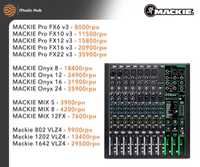 Mackie Onyx 8 12 pro 16 24 Pro 802 1202 1642 FX 6 10 16 VLZ 5 22 MIX