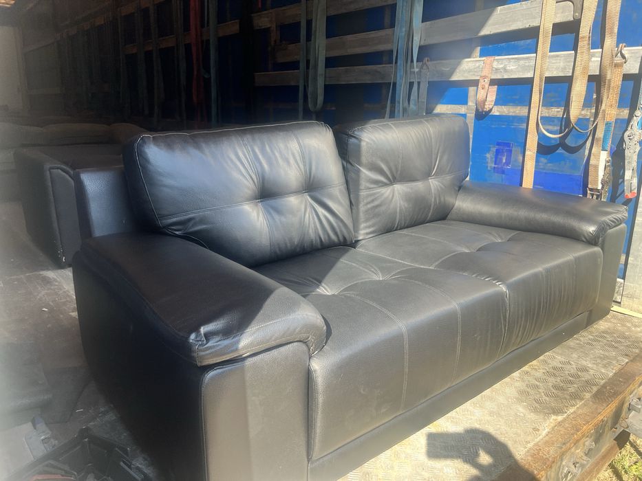 Sofa zamszowa eko skora 2 osobowa