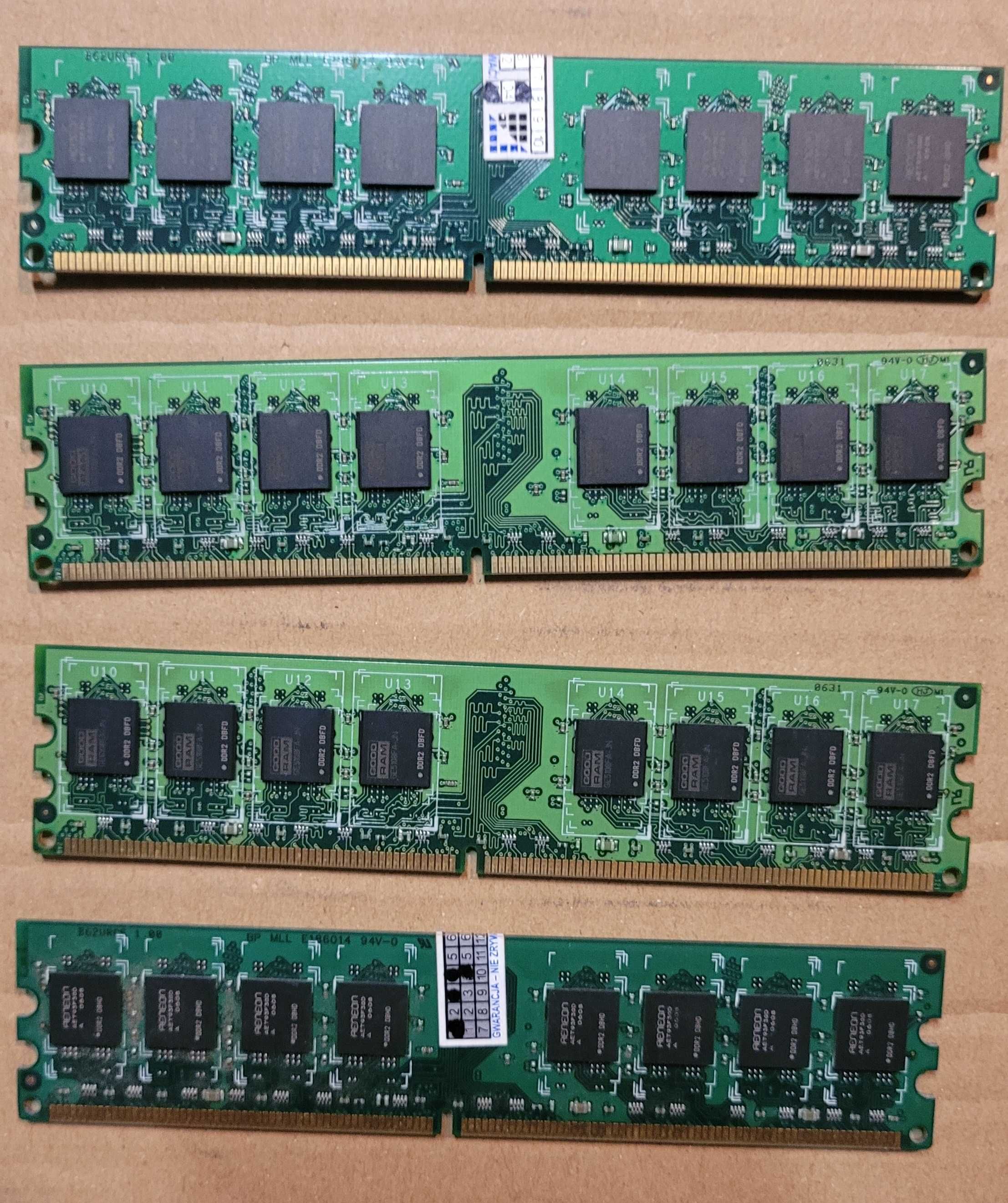 Pamięć Ram   4 x 1GB DDR2