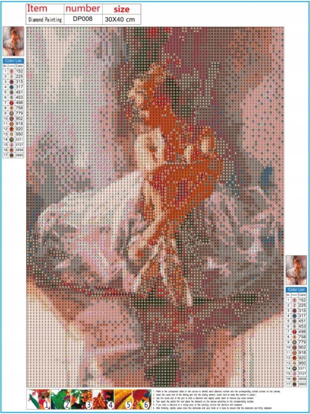 Diamond painting haft diamentowy mozaika zestaw 5d