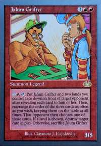 Magic the Gathering  - Jalum Grifter  - Unglued Edition