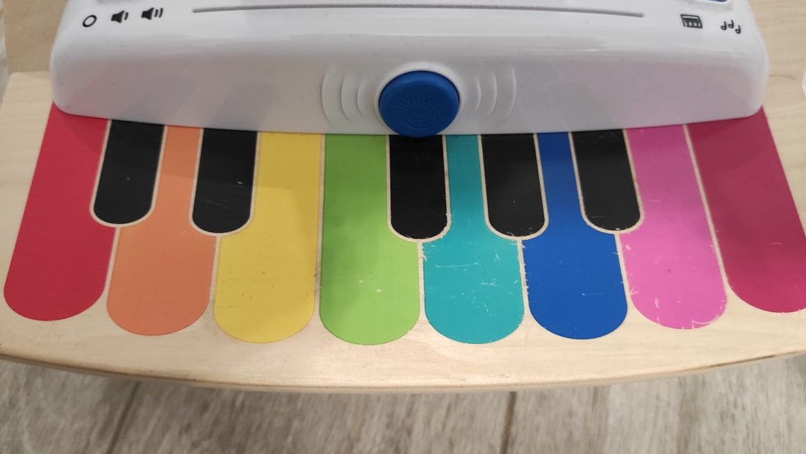 Drewniane pianino Baby Einstein Hape zabawka edukacyjna muzyczna Monte
