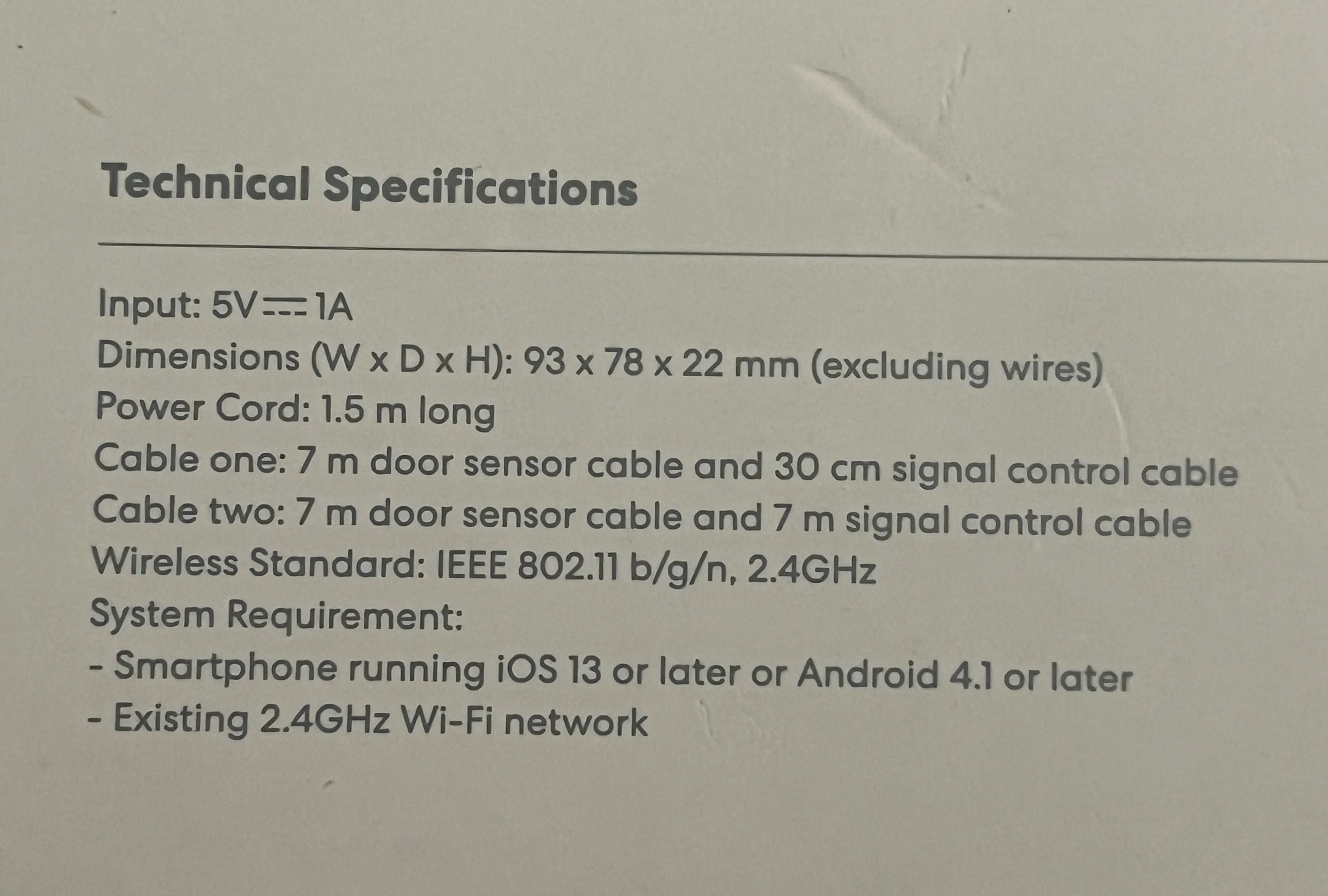 Sterownik bram garażowych Meross MSG200HK Homekit, rozszerzony zestaw