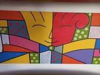 Quadro cheio de cor