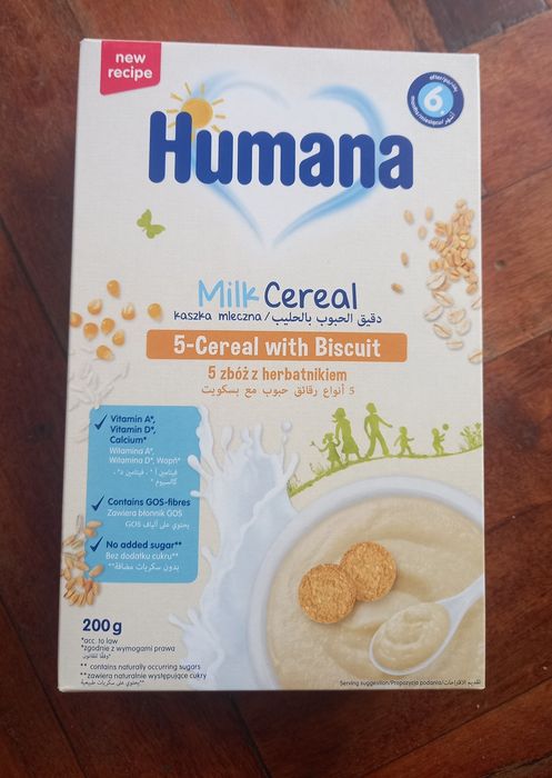 Молочная каша Humana с 6 мес.