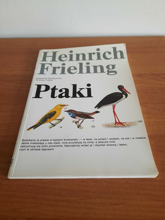 "Ptaki" H. Frieling , przewodnik atlas do rozpoznawania ptaków