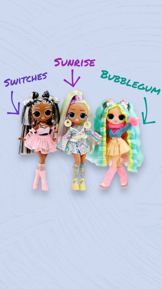 LOL Surprise OMG Sunshine Color Change Bubblegum Sunrise Switches ЛОЛ