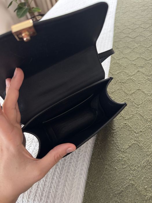 Сумка жіноча чорна базова massimo dutti