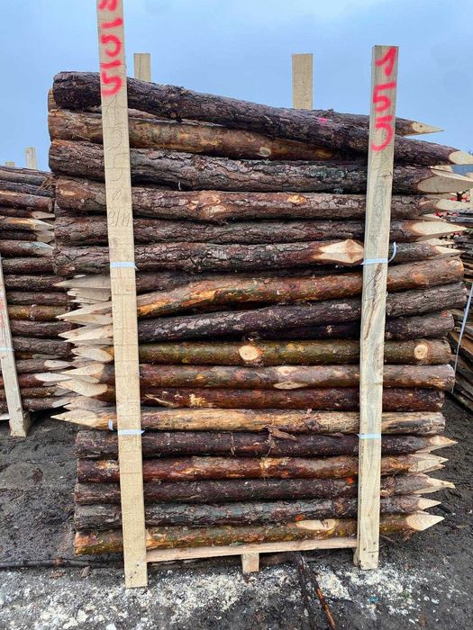 PALIKI MELIORACYJNE do faszyny i palisady, kołki, pale L=0,8 - 3,0m