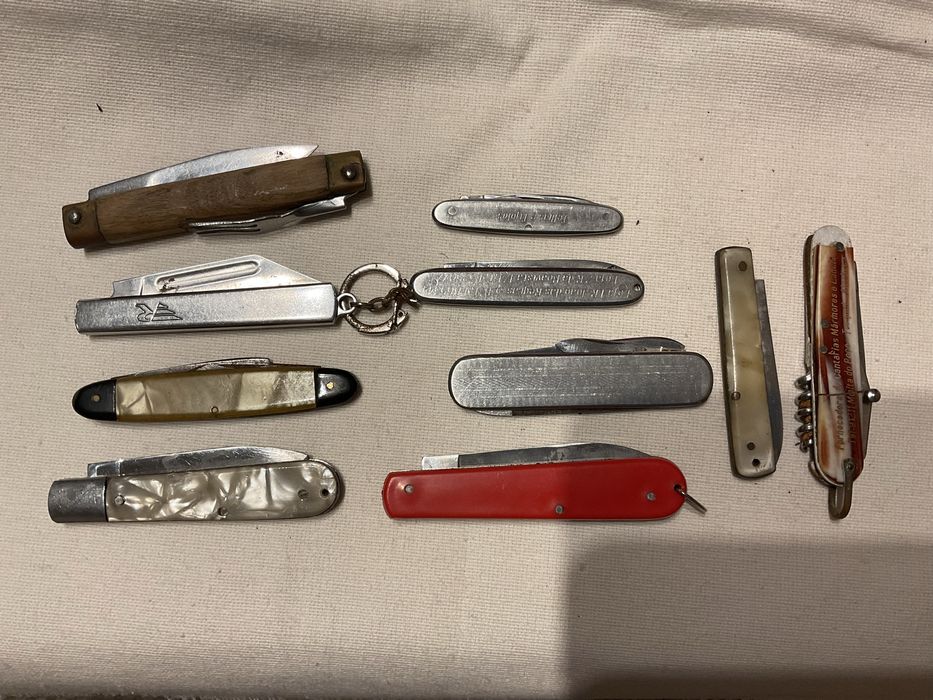 Lote 10 canivetes antigos
