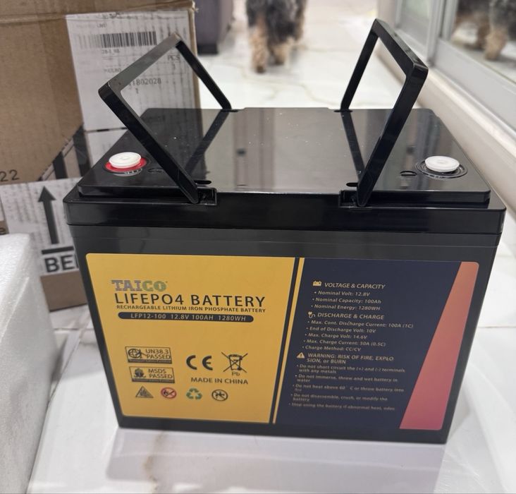 Акумулятор LiFePO₄ (літій-залізо-фосфатний) марки TAICO