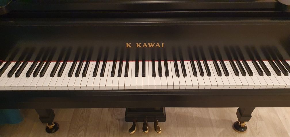 Fortepian Kawai KG-2C | 178 cm, czarny, stan bdb, piekne brzmienie!