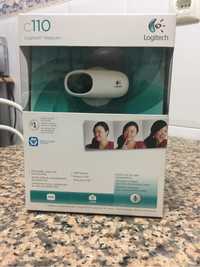Webcam Logitech nova (na caixa)