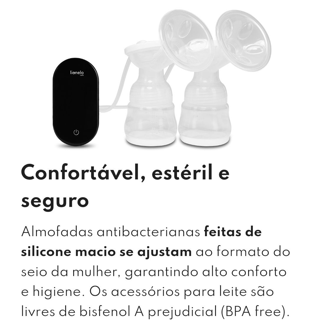 Bomba tira leite dupla elétrica