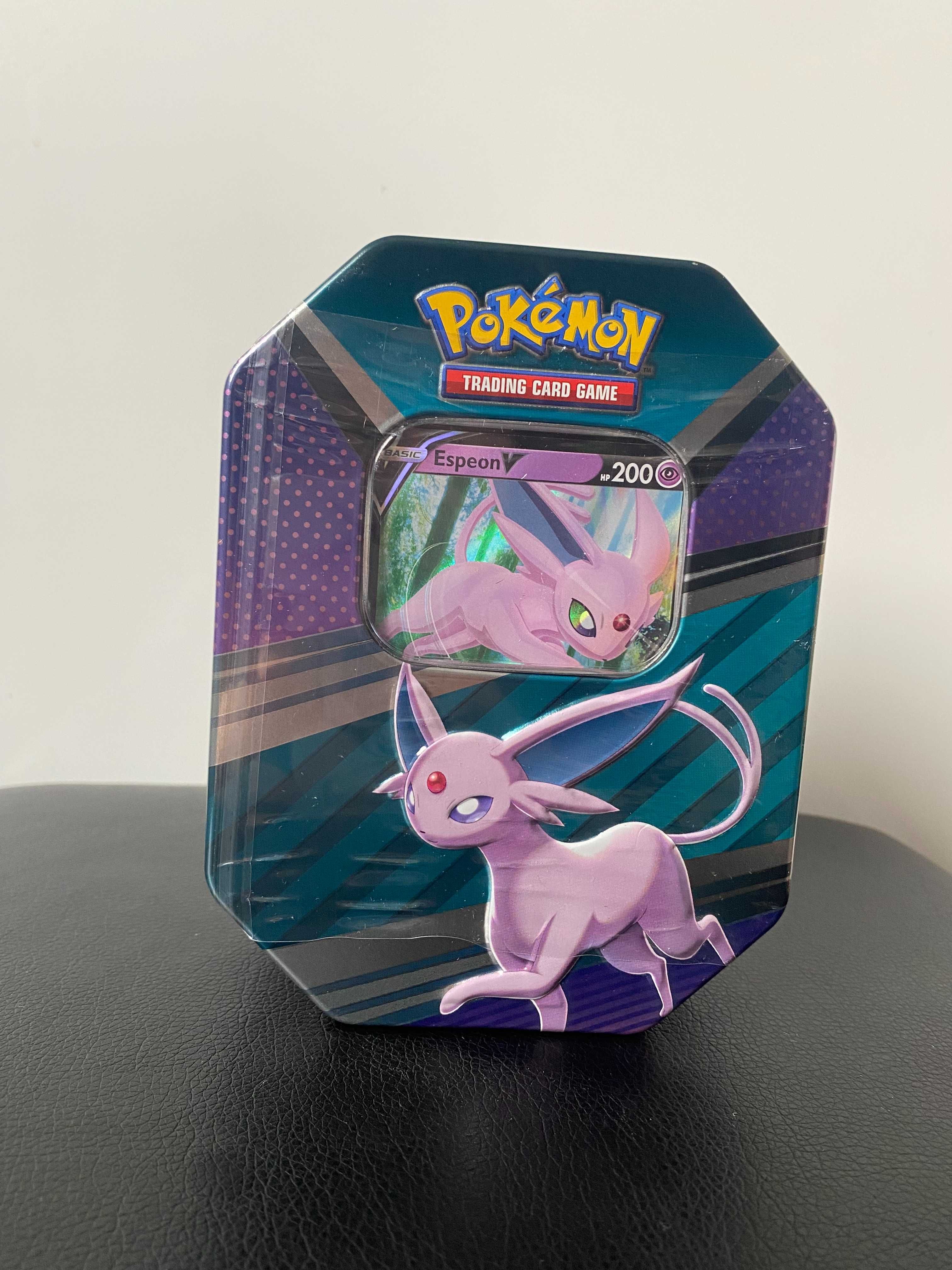 Pokémon TCG:V Heroes Tin – Espeon V,karty pokemon,oryginał,wysylka 24h