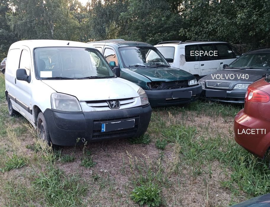Peugeot Partner Berlingo 206 306 Xsara 1,9D 2,0HDI silnik skrzynia zawieszenie koła szyby zderzaki fotele