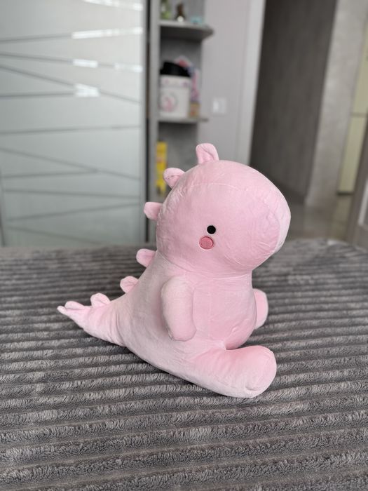 Мягкий розовый динозавр)