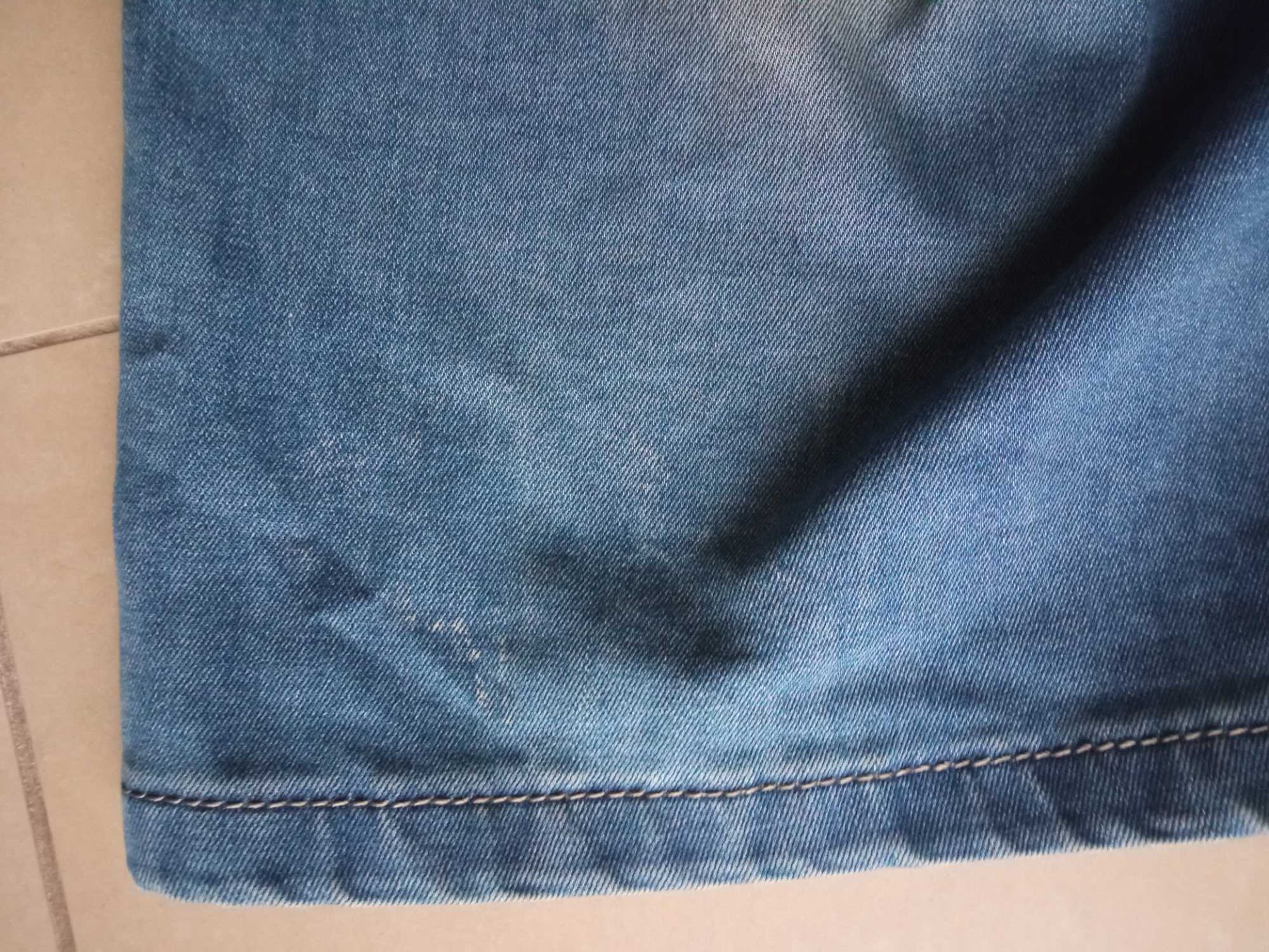 Męskie krótkie jeansowe spodenki Qili jeans W30 S niebieskie szorty