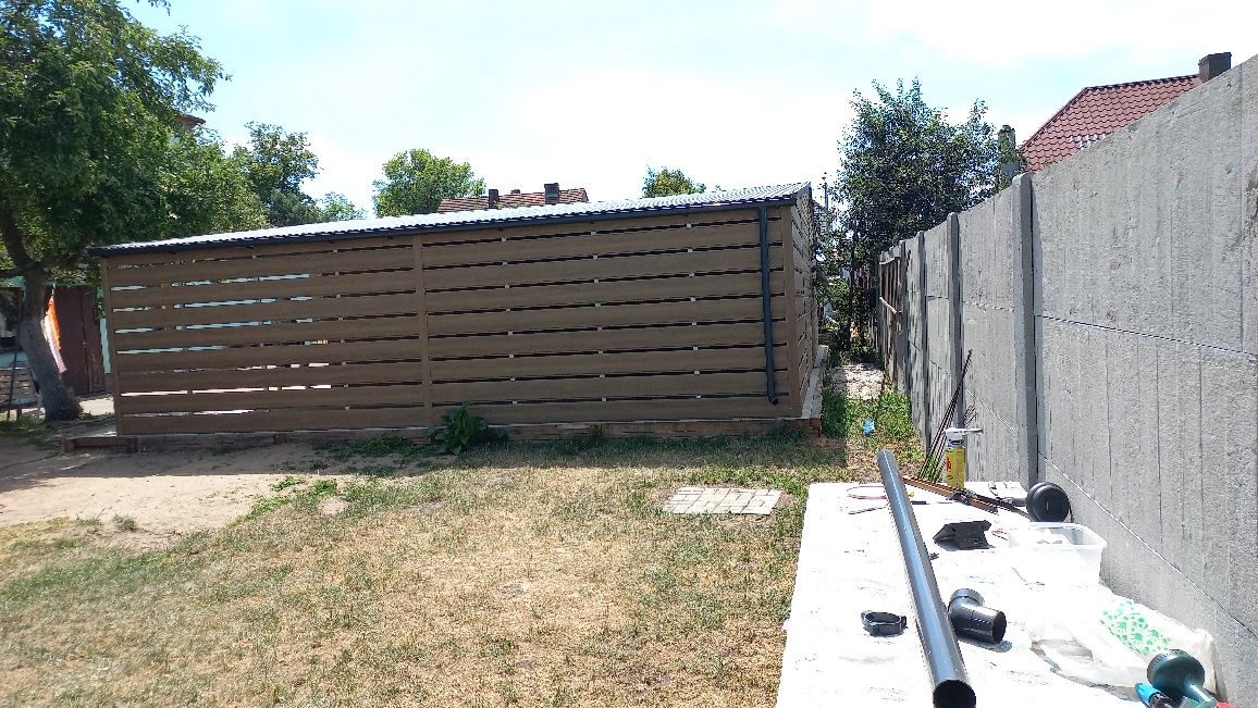 12x8 garaż wiata wnęka pomieszczenie garażowe gospodarcze na wymiar