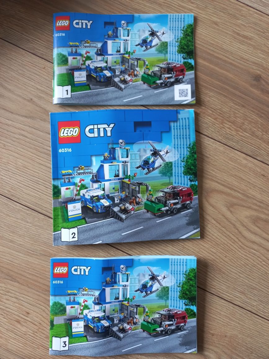 Pudełko Lego 60316 plus instrukcje