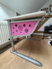 Kettler biurko różowe dla dziecka - regulowane