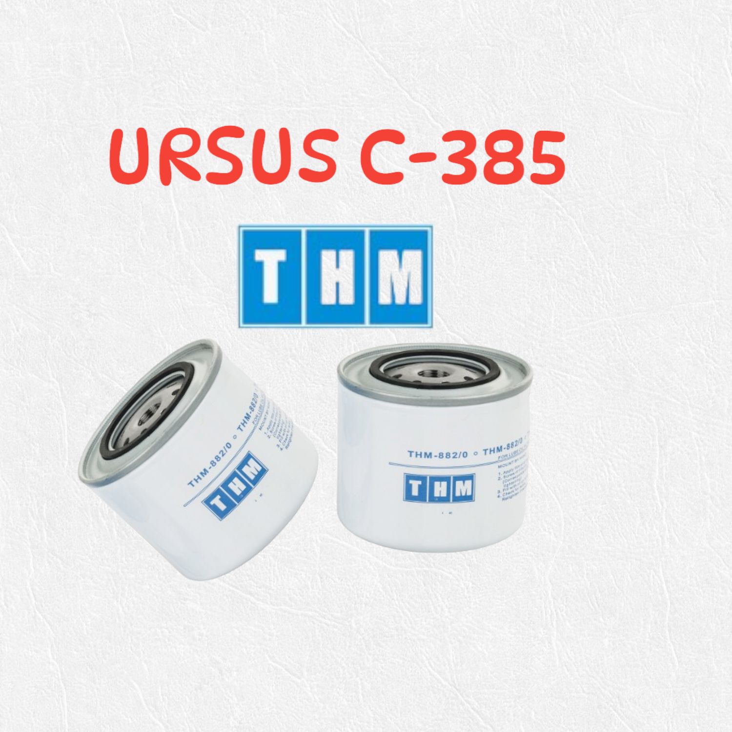 URSUS C-385  Zestaw filtrów olejowych silnika 912,914,1012 2szt