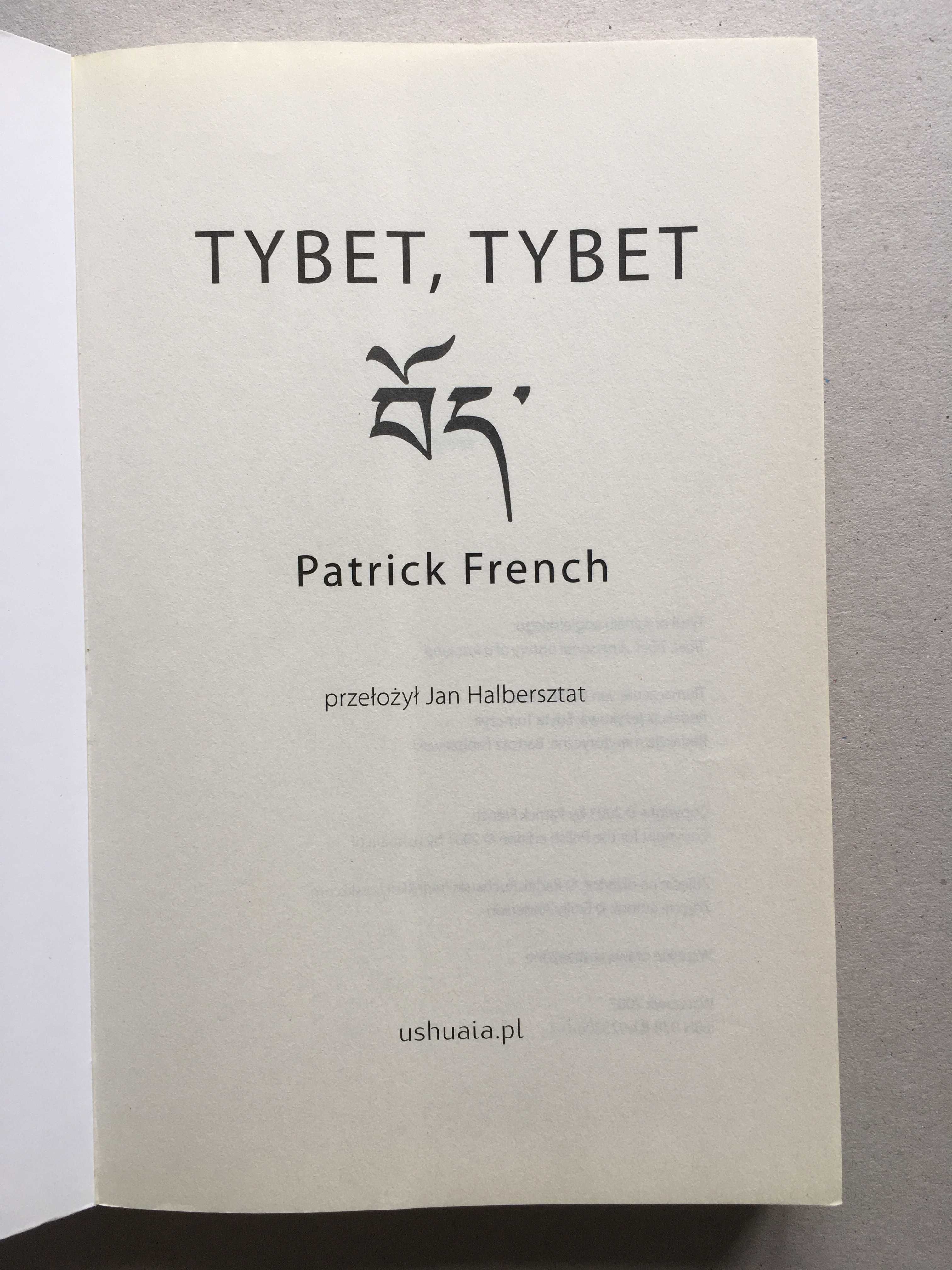 Tybet, tybet Patrick French