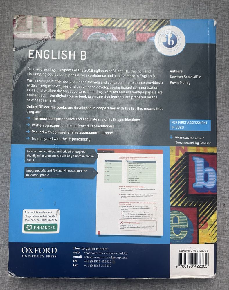 IB English B 2nd Edition OXFORD