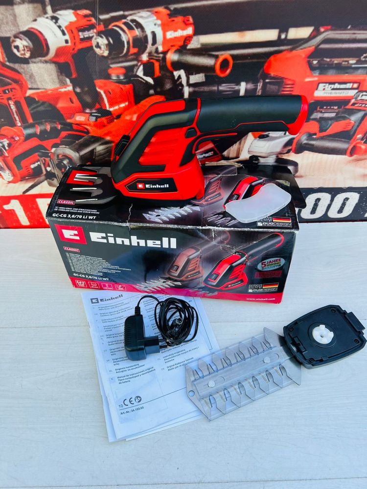 Ножиці для трави акумуляторні Einhell GC-CG 3,6/70 Li WT, 3.6В 2 Аг