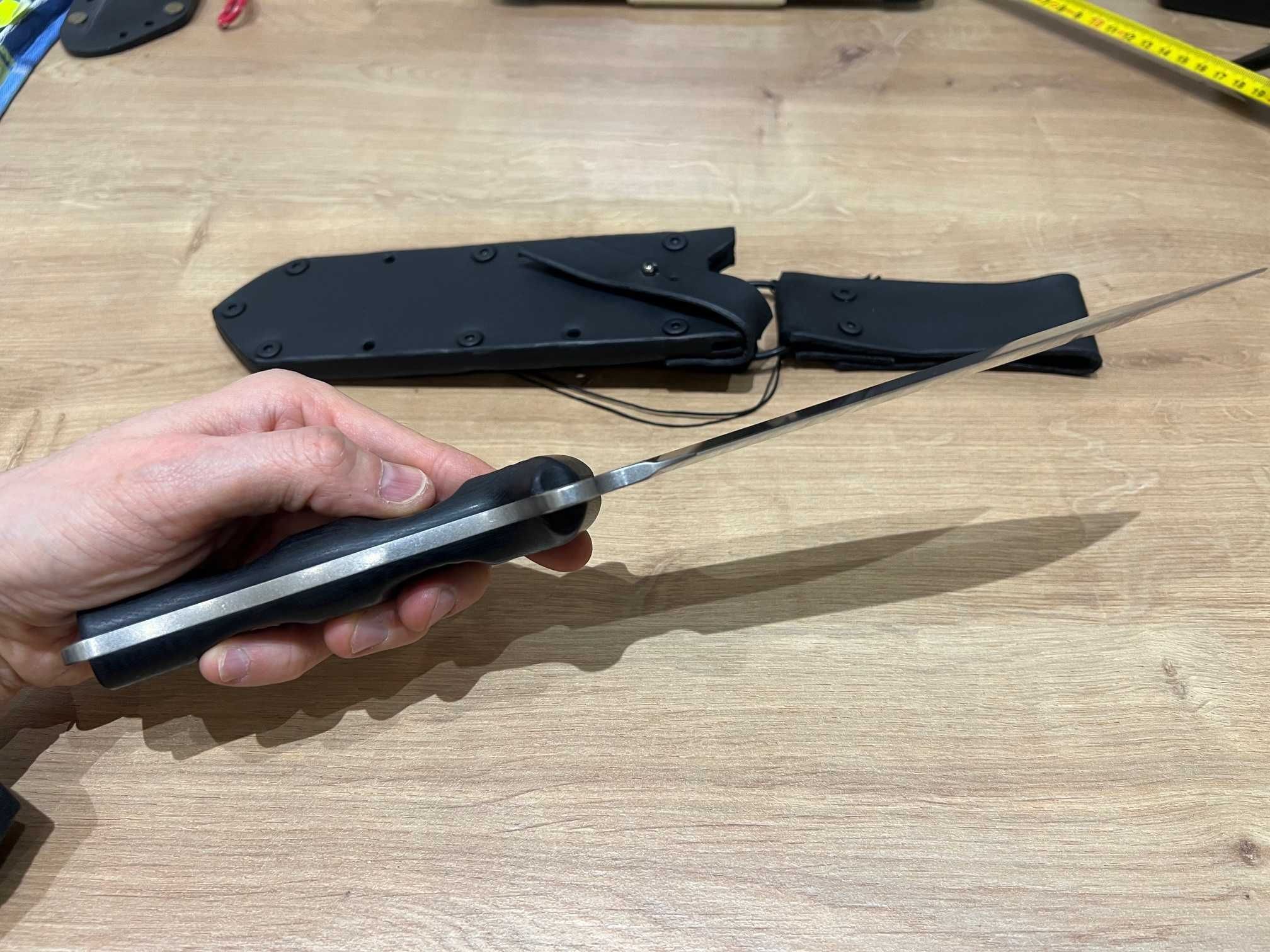 Nóż Busse Team Gemini Nano INFI + skóra