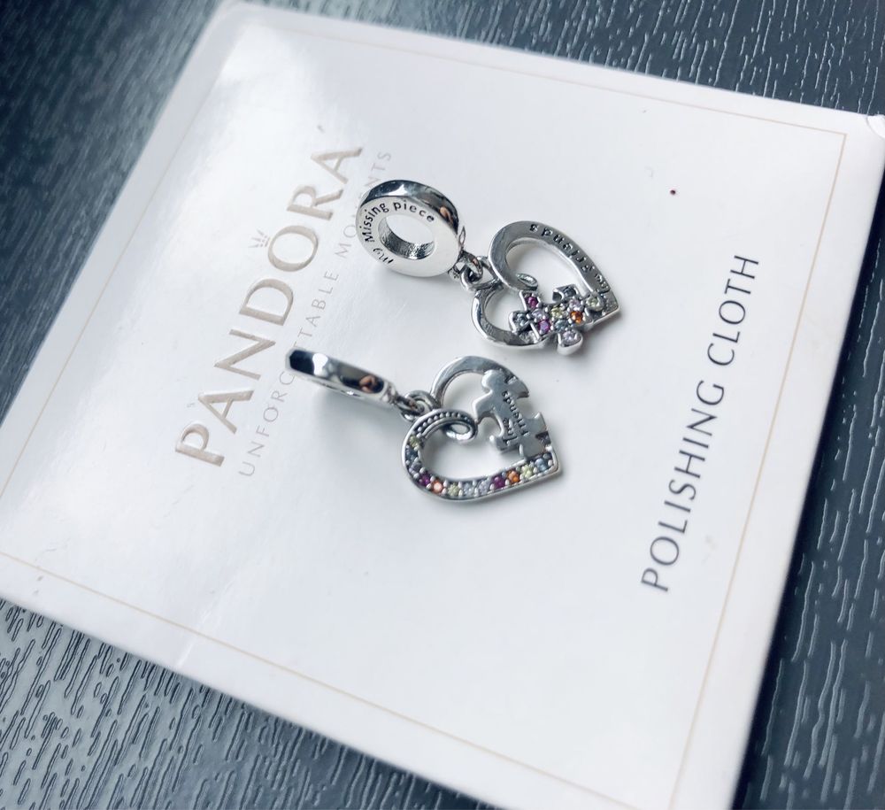 Nowy piekny charms do bransoletki Pandora best friends s925