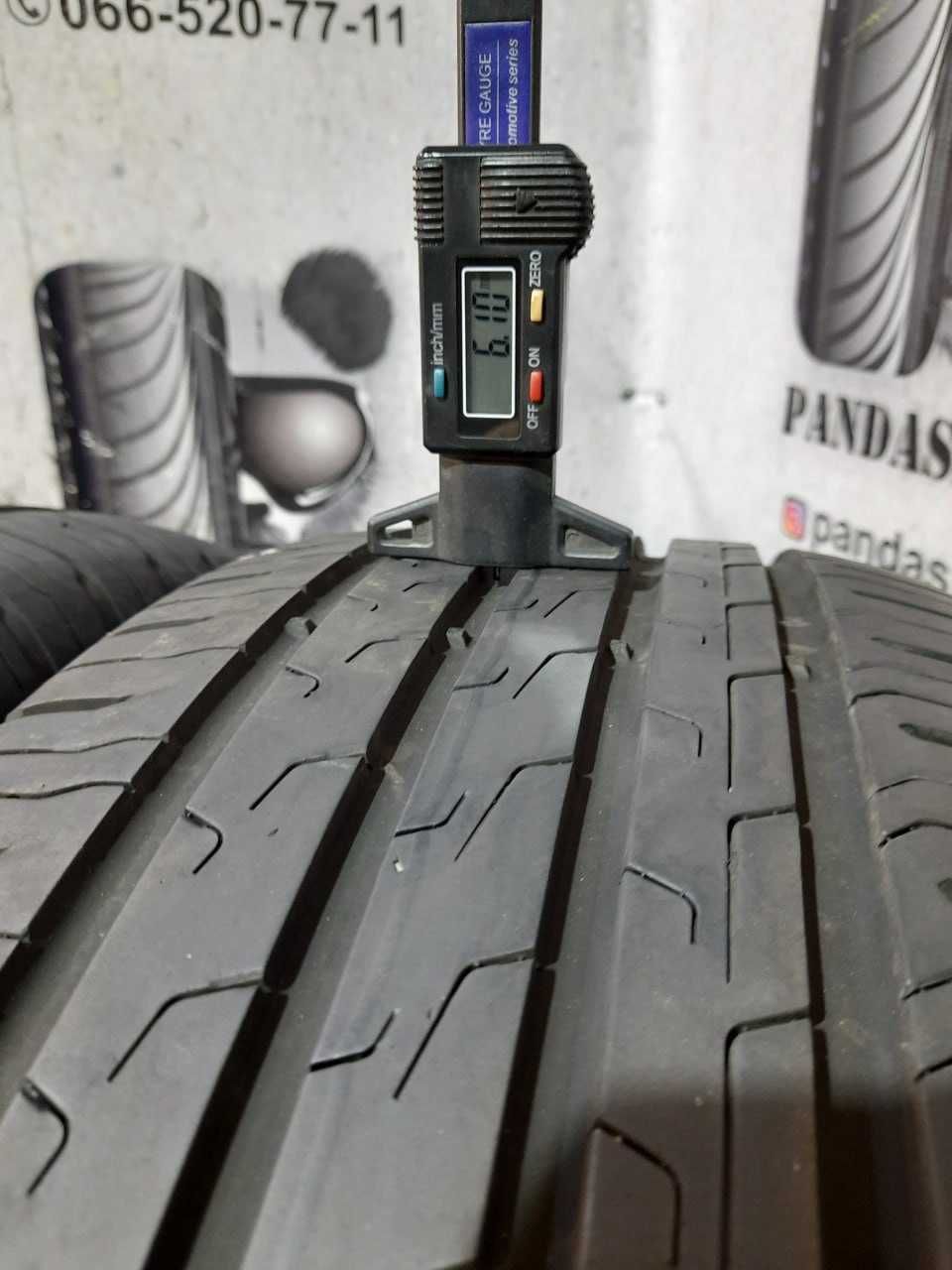Шини 6мм 225/60 R17 CONTINENTAL EcoContact 6 б/у літо склад