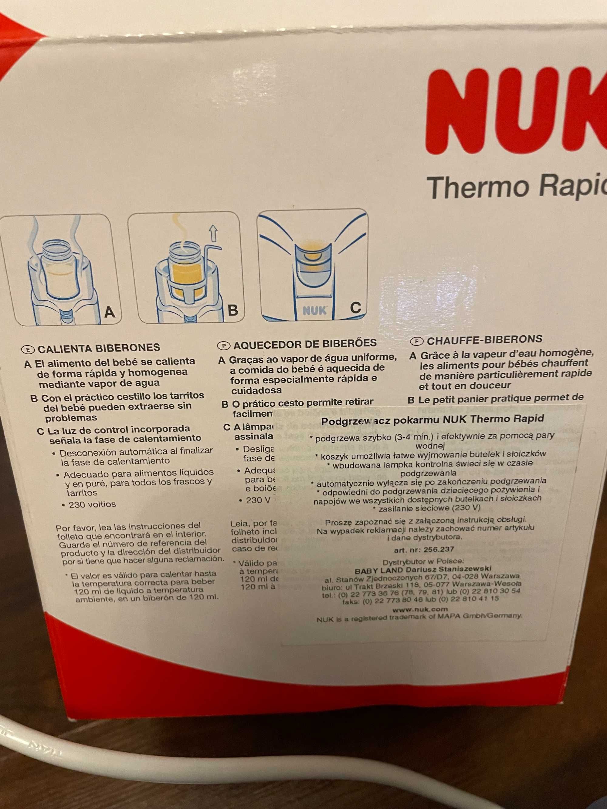 NUK Thermo Rapid - podgrzewacz do domu