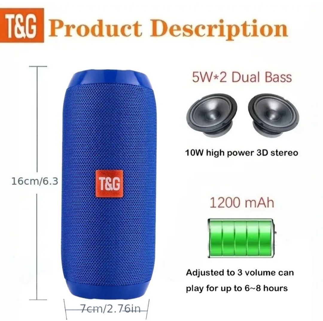 ‼️T&G TG117 10W Бездротова Колонка