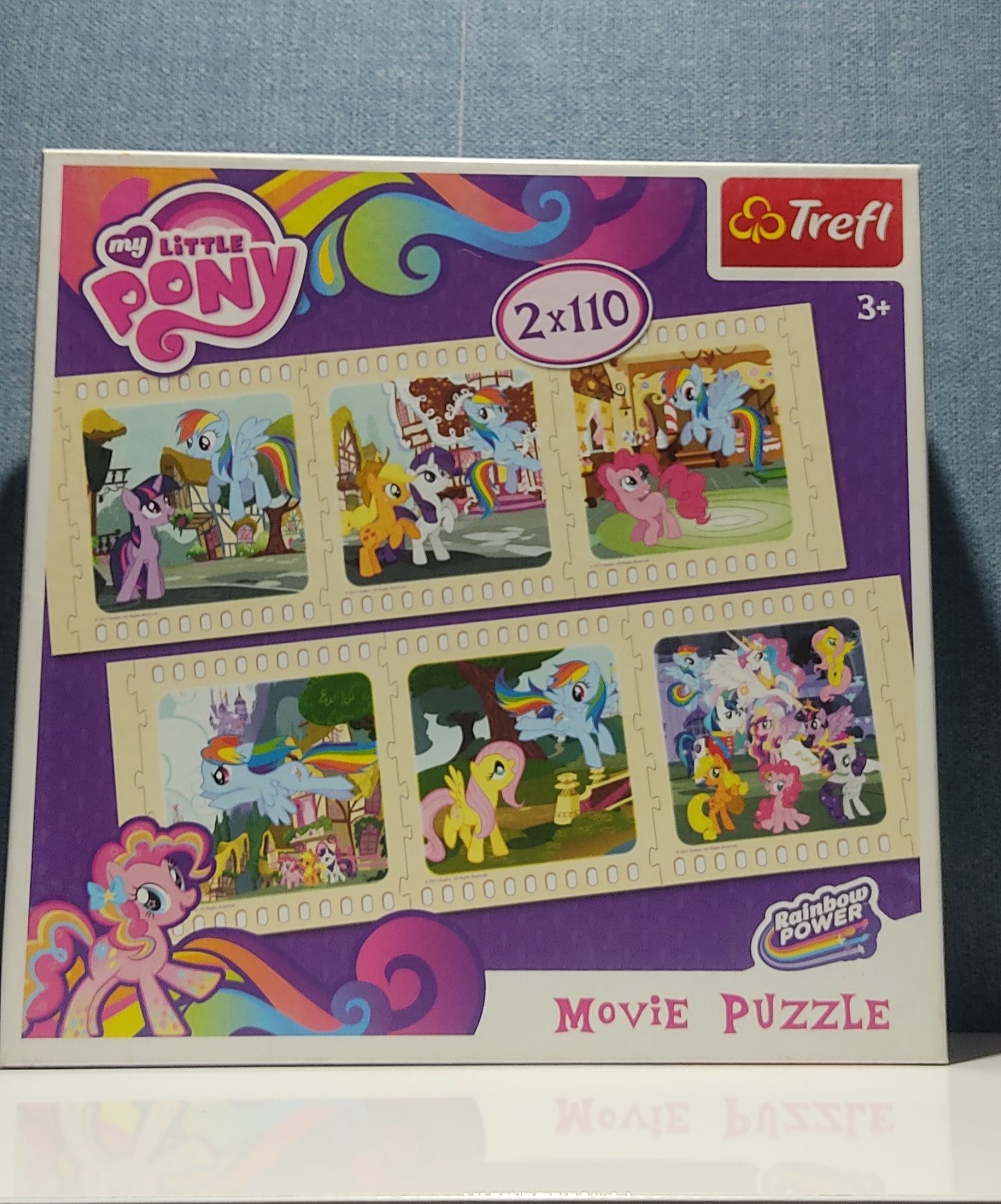 3+ duże puzzle Trefl My Little Pony 220 el 6 obrazków G4 kucyk pony