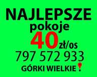NAJLEPSZE Pokoje dla pracowników w Górkach Wielkich > do Skoczowa 5min