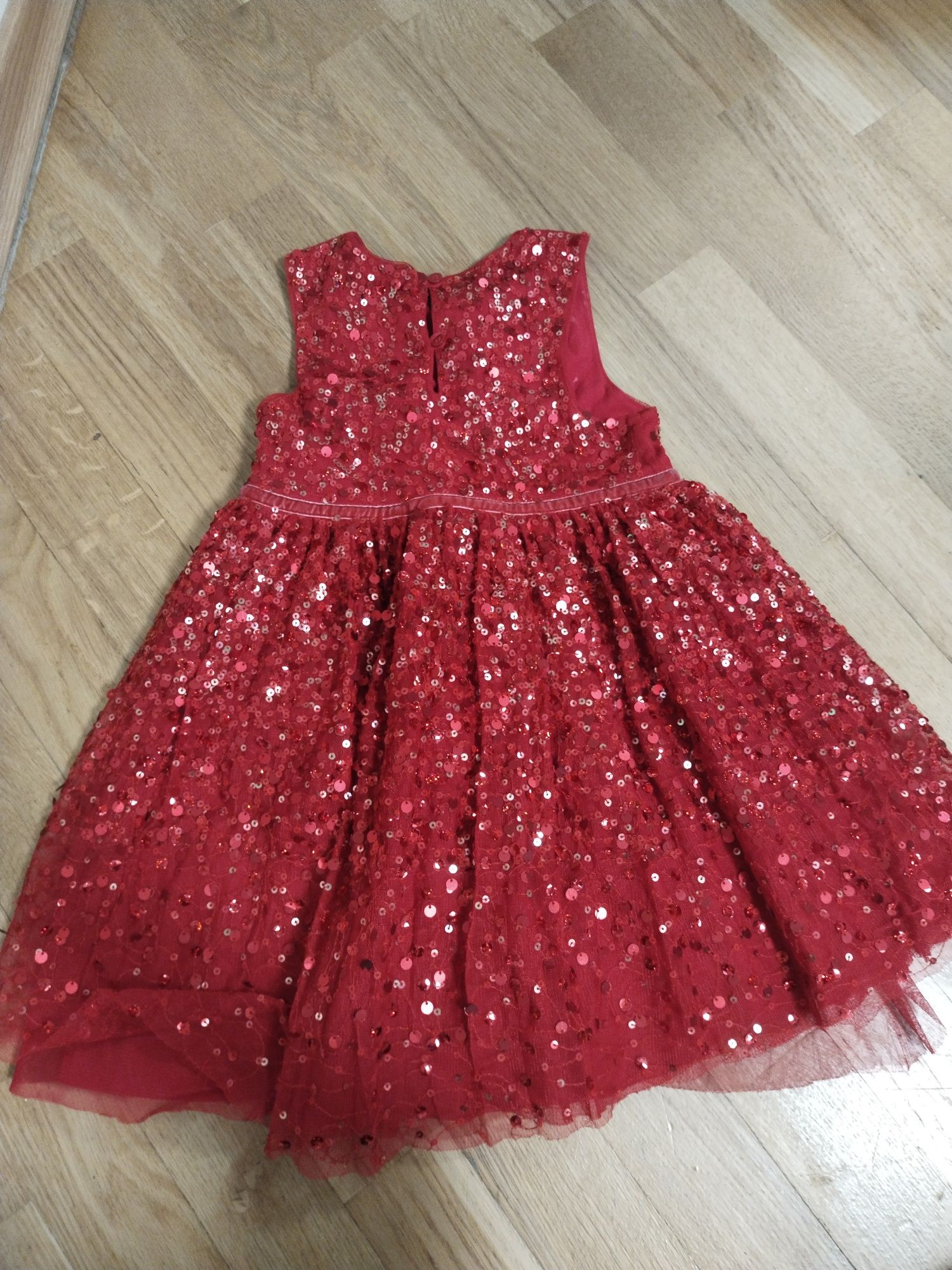 Червоне плаття в паєтки NEXT 104 р. (4 роки)
